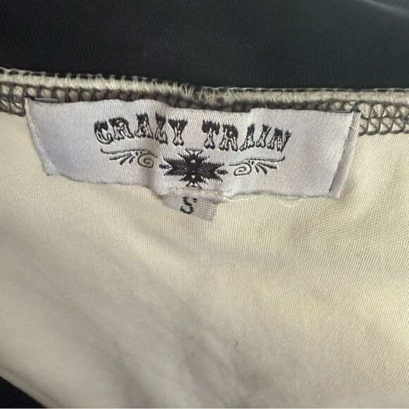 Crazy train women size small  snakeskin athletic shorts/bathing suit  - Picture 3 of 4